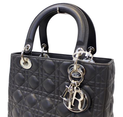 dior lady bag medium price|Dior lambskin bag price.